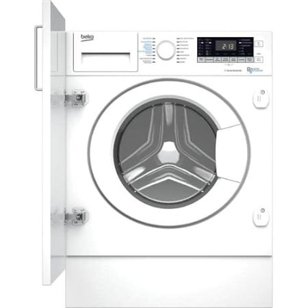 Beko WDWI85140 Einbau-Waschtrockner - 8 kg Waschen / 5 kg Trocknen - Weiß, 1400 U/Min