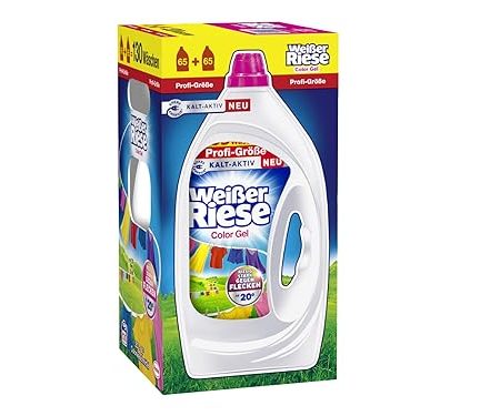 Persil Lenor Weißer Riese | Waschpulver Pods Discs | Universal Professional Color | diverse Größen + GRATS HLKauf-Block (Weißer Riese Color Gel + 1 HL Kauf Notizblock, 130 WL)