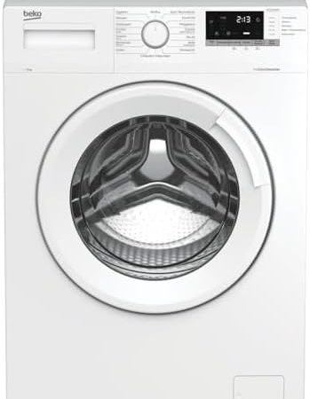 Beko WML91433NP1 b100 Waschmaschine, 9 kg, Waschvollautomat, Multifunktionsdisplay mit Startzeitvorwahl, AddXtra-Nachlegefunktion, Pet Hair Removal, Nachlegefunktion, Weiß