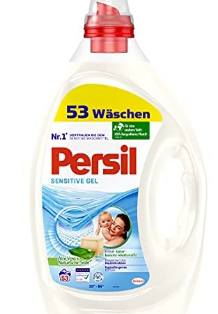 Persil Sensitive Gel Liquid Detergent PS106 53 Waschladungen (2er Pack)