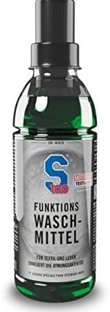 DR. WACK - S100 Funktions-Waschmittel 300 ml I Flüssig-Waschmittel für Motorradbekleidung aIler Art I Hochwertige Motorradpflege – Made in Germany