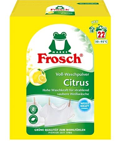 Frosch Citrus Voll-Waschpulver, 1,45 kg