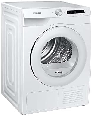 Samsung DV90T5240TW/S2 Wärmepumpentrockner, 9 kg, Simple Control mit WiFi und Auto Cycle Link, Digital Inverter Motor, Knitterschutz und Komfort 2-in-1 Filter, Weiß