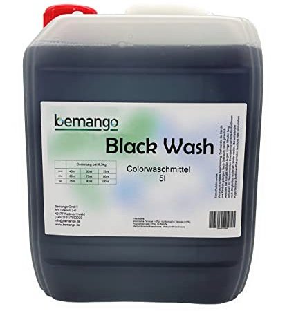 Color-Flüssigwaschmittel black wash für dunkle Wäsche 5 Liter Kanister