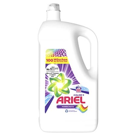 Ariel Waschmittel Flüssig, Farbschutz, 100 Waschladungen, 5.5l