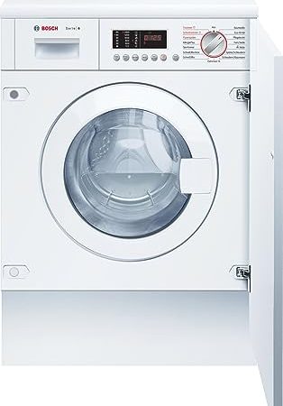 Bosch Hausgeräte WKD28543 Serie 6 Einbau-Waschtrockner, 7 kg Waschen und 4 kg Trocknen, 1400 UpM, Beladungsmenge 7/4 kg, Auto Dry: optimale Trocknung, Sportswear-Programm, Schnell/Mix leise