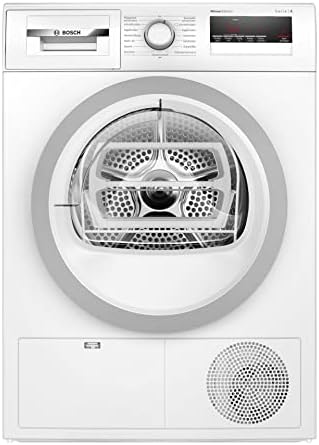 Bosch Wärmepumpentrockner für 8 kg Wäsche, Serie 4, A++, 236 kWh/Jahr, Auto Dry, Anti Vibration-Design, Sensitive Drying-System, Umweltfreundliches Kühlmittel, Weiß, WTH85VWIN