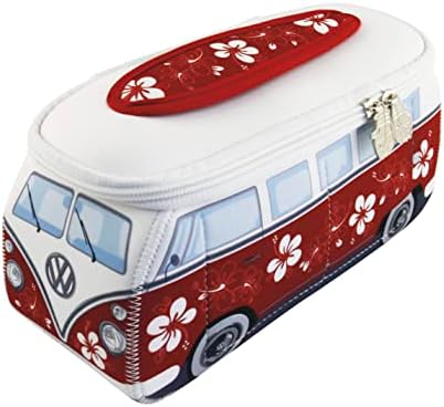 BRISA VW Collection - Volkswagen Neopren Universal-Schmink-Kosmetik-Kultur-Reise-Apotheke-Tasche-Beutel im T1 Bulli Bus Design