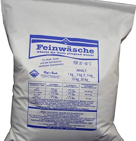 Wasserrose® 1 kg FEINWASCHMITTEL Wolle + BUNTWÄSCHE WASCHMITTEL FEINWÄSCHE Made IN Germany