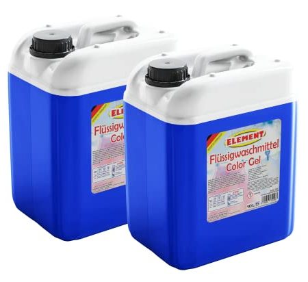 Element Flüssigwaschmittel Color Gel Waschmittel Colorwaschmittel Buntwäsche Waschpulver flüssig 20 Liter