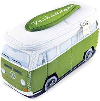 BRISA VW Collection - Volkswagen Neopren Universal-Schmink-Kosmetik-Kultur-Reise-Apotheke-Tasche-Beutel im T2 Bulli Bus Design