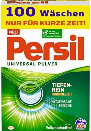 Persil Universal Pulver Waschmittel, 100 Waschladungen, 6,5 kg