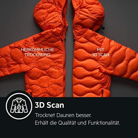 AEG T9DE78685 Wärmepumpentrockner / A+++ / 3D Scan - Trocknet Nachhaltiger / FiberPro - Punktgenaue Trockenergebnisse / 8,0 kg / energiesparend / Mengenautomatik / Knitterschutz / Kindersicherung