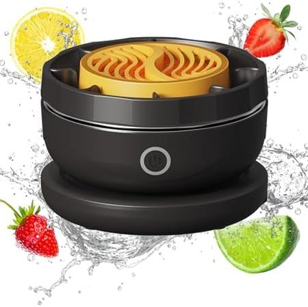 Obst Gemüse Waschmaschine, Obst- und Gemüse Reiniger, IPX7 Wasserdicht, Gemüsewaschmaschine mit OH-Ionen-Reinigungstechnologie, Reinigungsmaschine für Obst, Gemüse und Fleisch, USB Tragbare