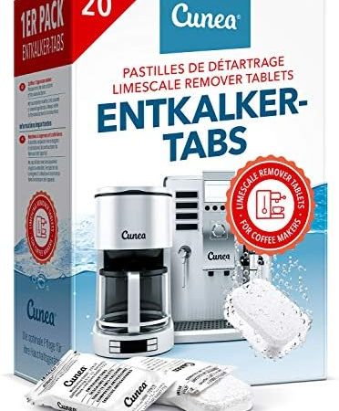 Entkalkungstabletten für Kaffeevollautomaten 20 Tabs - kompatibel mit allen Maschinen