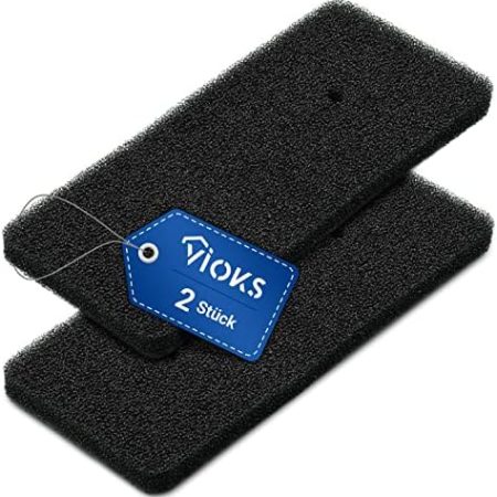 VIOKS Set 2Stk Filter für Waschtrockner Samsung Ersatz für Samsung DC62-00376A 225x100mm Trockner Filter für Wäschetrockner Kondenstrockner/Samsung Wärmepumpentrockner/Wäschetrockner