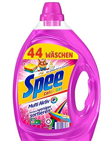 Spee Color Gel, Color Waschmittel, mit Anti-Farbtransfer-Formel, 2er Pack (2 x 2,2 Liter à 44 Waschladungen)