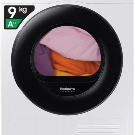 Samsung Trockner Crystal EcoDry DV90CGC0A0AE/ET 9 kg, Wärmepumpe, WLAN, Sensor, Optimal Dry Sensor, Filter 2 in 1, Frontlader, 60 l x 85 h x 65p cm