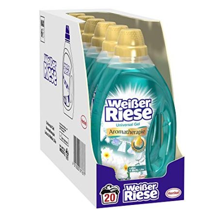 Weißer Riese Universal Gel Aromath. Bali Lotus & weiße Lilie, 6er Pack (6 x 1 l)