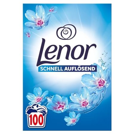 LENOR Pulver Vollwaschmittel Aprilfrisch 100 Waschladungen