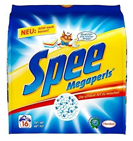 Spee Megaperls, Waschmittel, 5er Pack (5 x 1,215 kg)