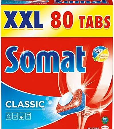 Somat Tabs Classic XXL, 1er Pack (1 x 80 Tabs)