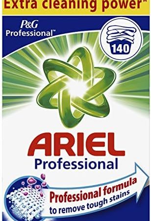 Ariel Professional Vollwaschmittel Pulver, 9,1 kg, 1er Pack (1 x 140 Waschladungen)