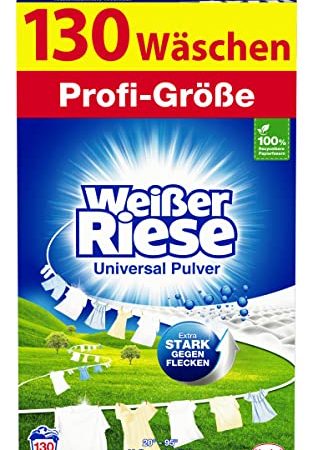 Weißer Riese Universal Pulver, 1er Pack (1 x 130 Waschladungen)