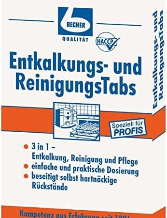 Entkalkungstabletten für Kaffeevollautomaten 3 in 1 Reinigung, Entkalkung und Pflege Inhalt: 8 Tabs a 18g Geeignet für Kaffeevollautomaten, Spülmaschinen und Waschmaschinen geeignet.