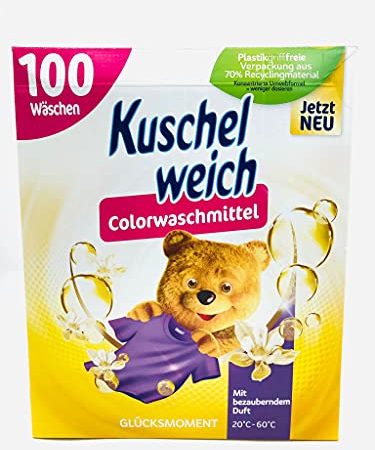 Kuschelweich Colorwaschmittel Pulver 5,5Kg - 100 Waschladungen 1er Pack (1x5,5Kg)