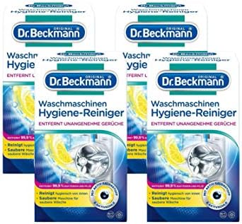 Dr. Beckmann Waschmaschinen Hygiene Reiniger 4x250g - Saubere Maschine für frische Wäsche