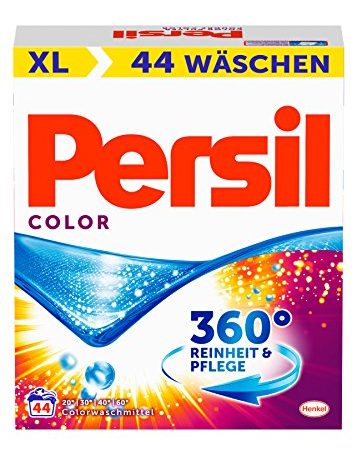 Persil Color Pulver, Colorwaschmittel, 360° Reinheit & Pflege, 1er Pack (1 x 44 Waschladungen)