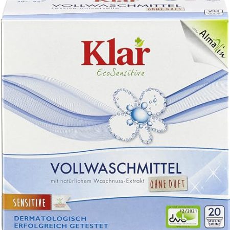 Klar Bio Vollwaschmittel Pulver (6 x 1,10 kg)