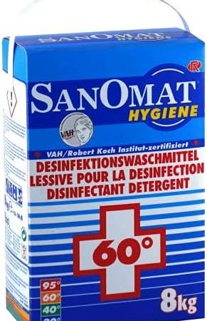 Desinfektionswaschmittel Rösch Waschmittel Sanomat 8 kg Hygiene Waschmittel, VAH zertifiziert & RKI gelistet