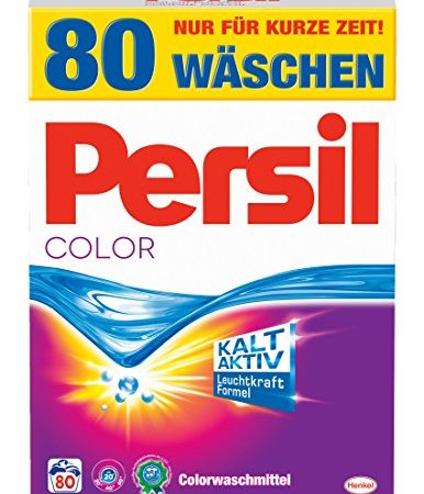 Persil Color Pulver 80 Waschladungen Waschmittel, 1er Pack (1 x 5.2 kg)