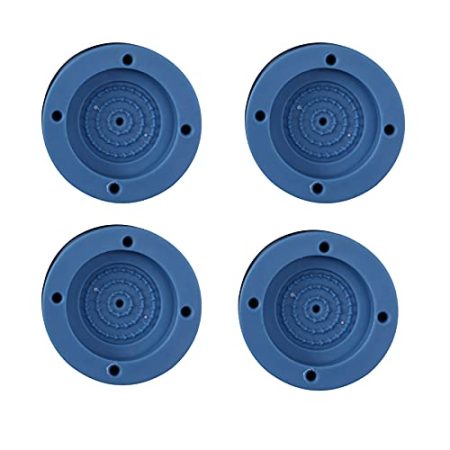 Bnwoinb 4 Teile/Satz Anti-Vibration Pads Gummi Rausch UnterdrüCkung Vibration Anti- Fuß Halterung für Wasch und Trockner HöHen Verstellbare Wasch (Blau)