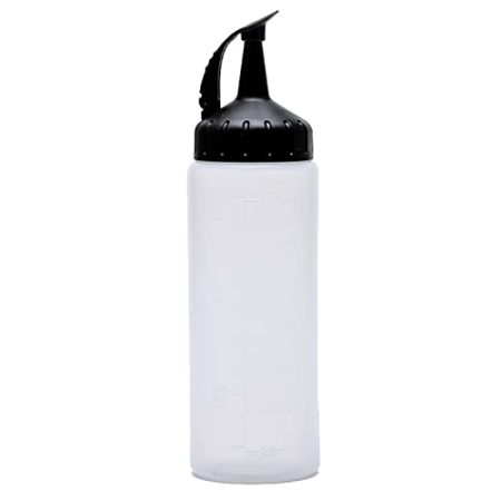 QUINTRA Lebensmitteltaugliche Flasche, Küchentomatenflasche mit abgestuftem Öltopf, Gewürzflasche, Sojaflasche Mikrowellenteller Mit Deckel (BK2, One Size)