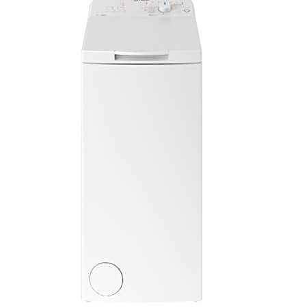 Indesit BTW L50300 IT/N Waschmaschine, Toplader, 5 kg, freistehend, 1000 Umdrehungen pro Minute, Breite 40,0 cm, Tiefe 60,0 cm, Höhe 90,0 cm, Energieklasse D