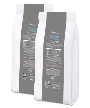 Hepp Colorwaschmittel Kompakt Finlana, extrem sparsam, Ohne Füllstoffe 10 kg (2x5kg) Parfümfrei