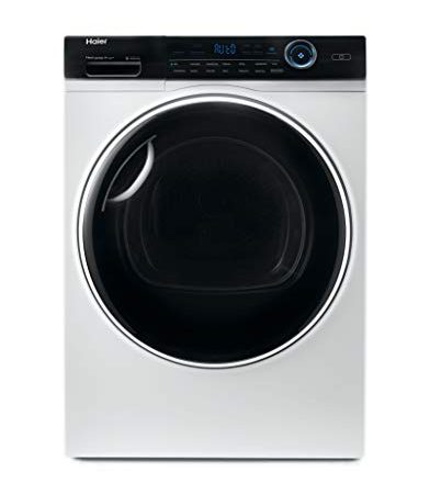 Haier HD90-A3S979 I-PRO Serie 7 Wärmepumpentrockner / 9 kg/A+++ / Direct Motion Motor/XL Trommel/ABT/I-Refresh Pro Dampfprogramm, weiß