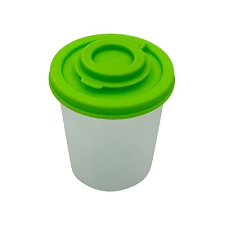 Gewürzdosen Magnetisch Pfefferstreuer Proof Set von Shaker To Go Camping Picknick im Freien Küche Lunchboxen Reiseset mit roten Deckeln Deckel aus Kunststoff luftdicht Teedose Mit (Green, One Size)