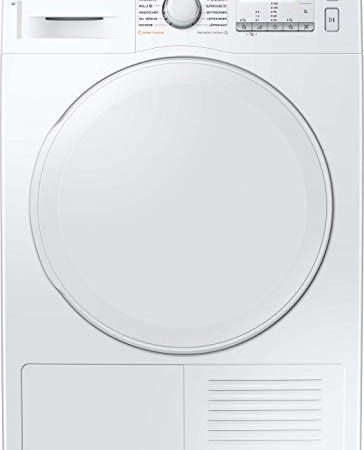 Samsung DV70TA000DW/EG Wärmepumpentrockner, 7 kg, Knitterschutz, Optimal Dry, Diamond Pflegetrommel und Komfort 2-in-1 Filter, Weiß