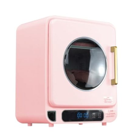 SN-XBDP Mini-Wäschetrockner, 120 W kleiner Haushaltsunterwäscheschrank mit Trocknung und UV-Sterilisation, geeignet für Unterwäsche/Schönheitsprodukte/Handtücher,Pink