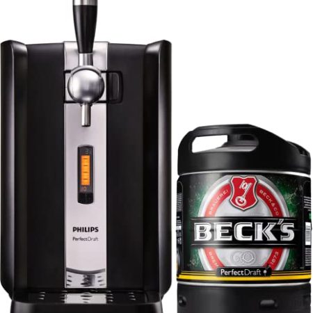 Perfect Draft Zapfanlage HD 3720/26 + 6L Fass | Fassbier, inkl 5 EUR MEHRWEG Pfand (Becks Pils)