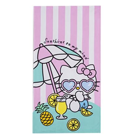 Northwest Strandtuch, 76,2 x 152,4 cm, Hello Kitty Regenschirm Drink