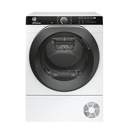 Hoover H-DRY 500 NDPEH8A2TCBEXS-S Wärmepumpentrockner / 8 kg/Smarte Bedienung mit WiFi + Bluetooth-Technologie/AquaVision-Kondenswasserbehälter mit optischer Füllanzeige direkt im Bullauge