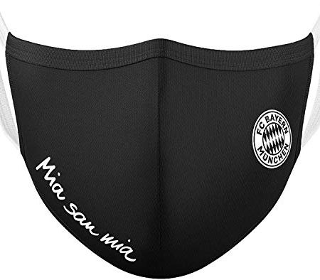 FC Bayern München Maske Mund-& Nasenmaske Community-Maske SCHWARZ