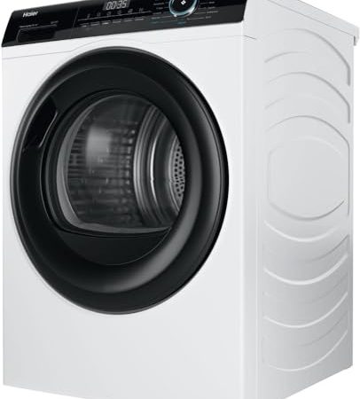 Haier I-PRO SERIE 3 HD80-A2939 Wärmepumpentrockner / 8 kg/A++ / Inverter-Motor / 3 Trockenstufen wählbar/Edelstahltrommel/I-Refresh Dampfprogramm