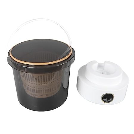 Tragbare Mini-Waschmaschine 6L 30W für Babykleidung und Unterwäsche mit Ablaufeimer (Europäische Vorschriften)