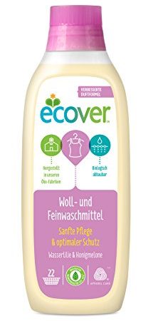 Ecover Ökologisches Woll- und Feinwaschmittel Wasserlilie & Honigmelone, 2er Pack (2 x 1 l)